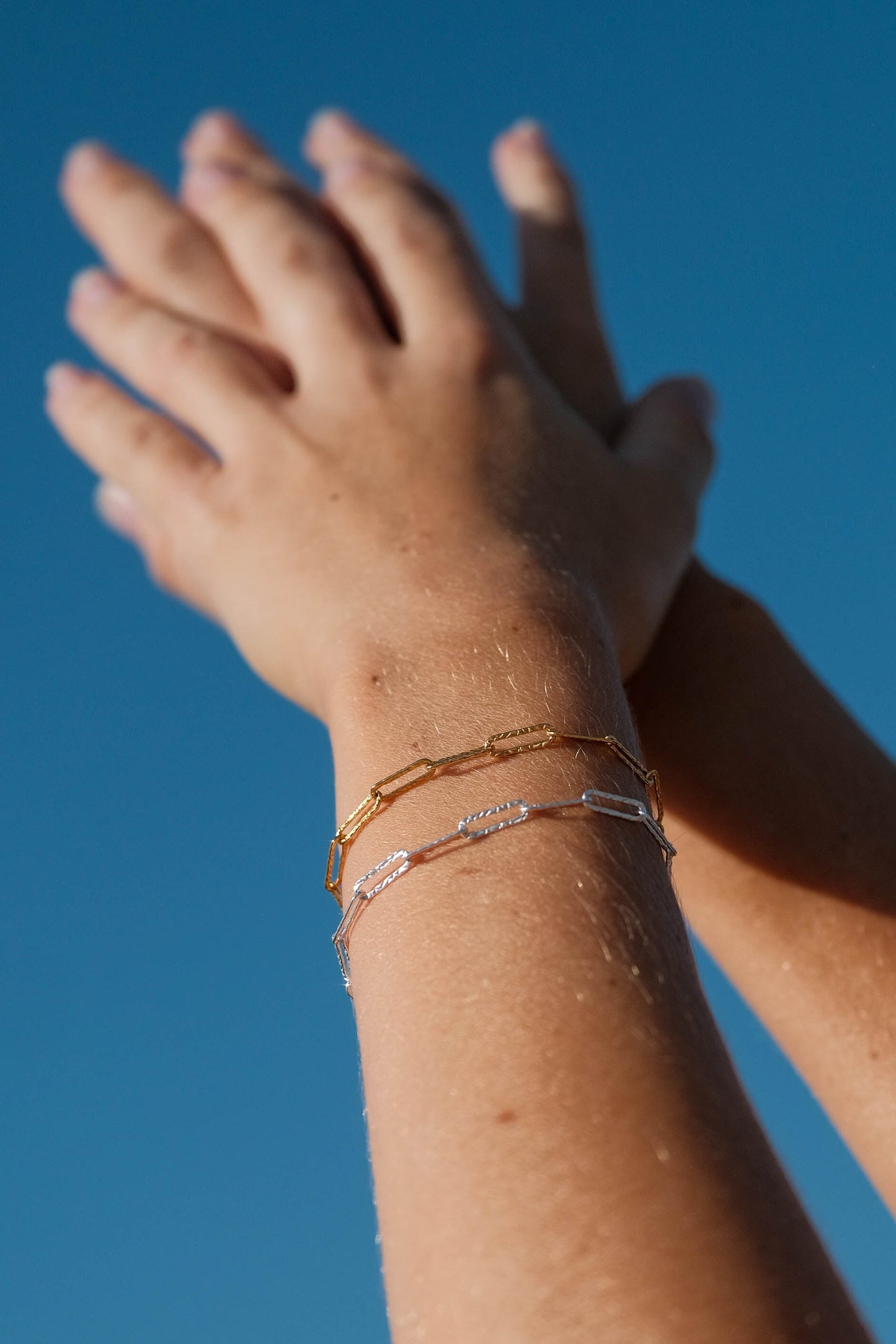 Ripple Link Chain Bracelet