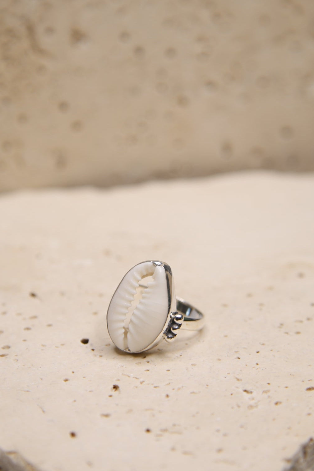 Cowrie Shell Ring