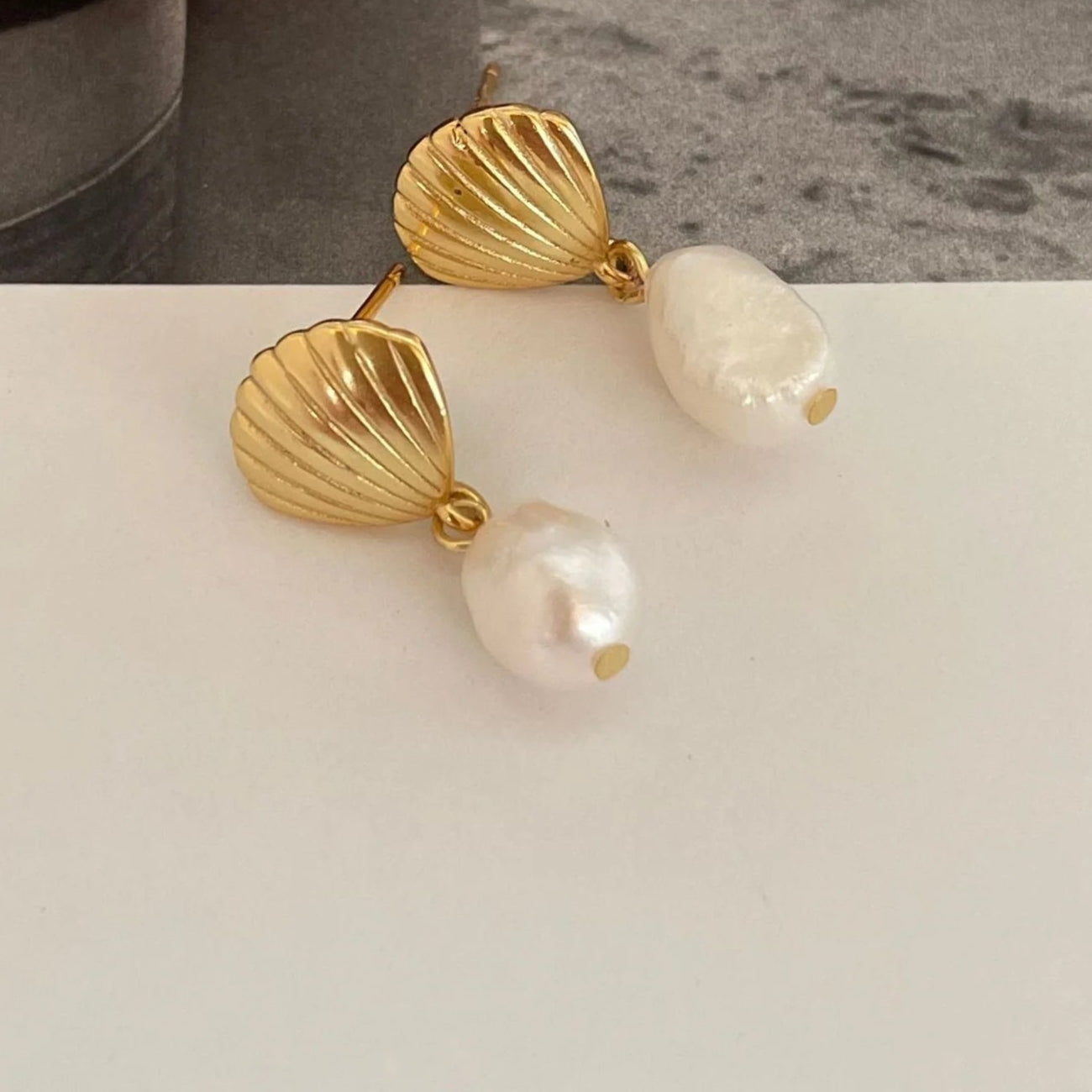 Tidal Pearl Studs