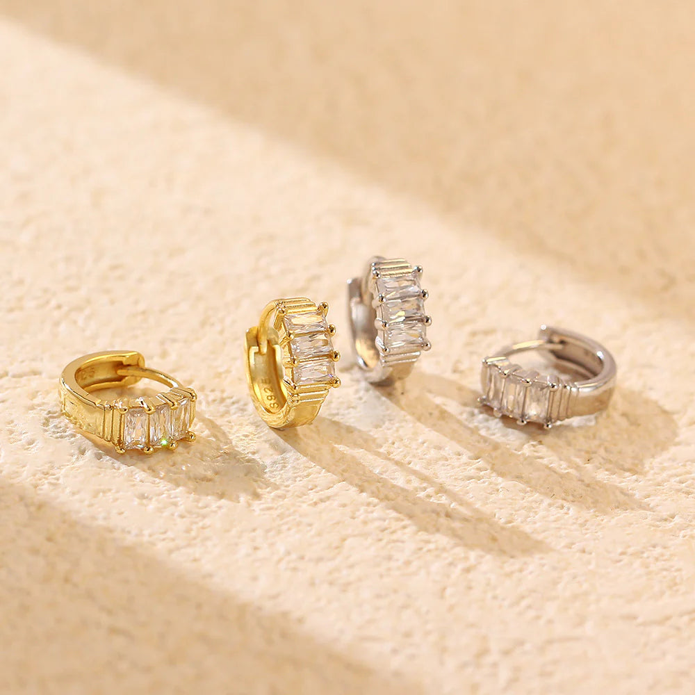 Crystal Tide Hoops