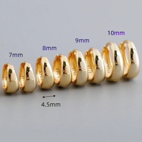 Classic Mini Hoops 10mm