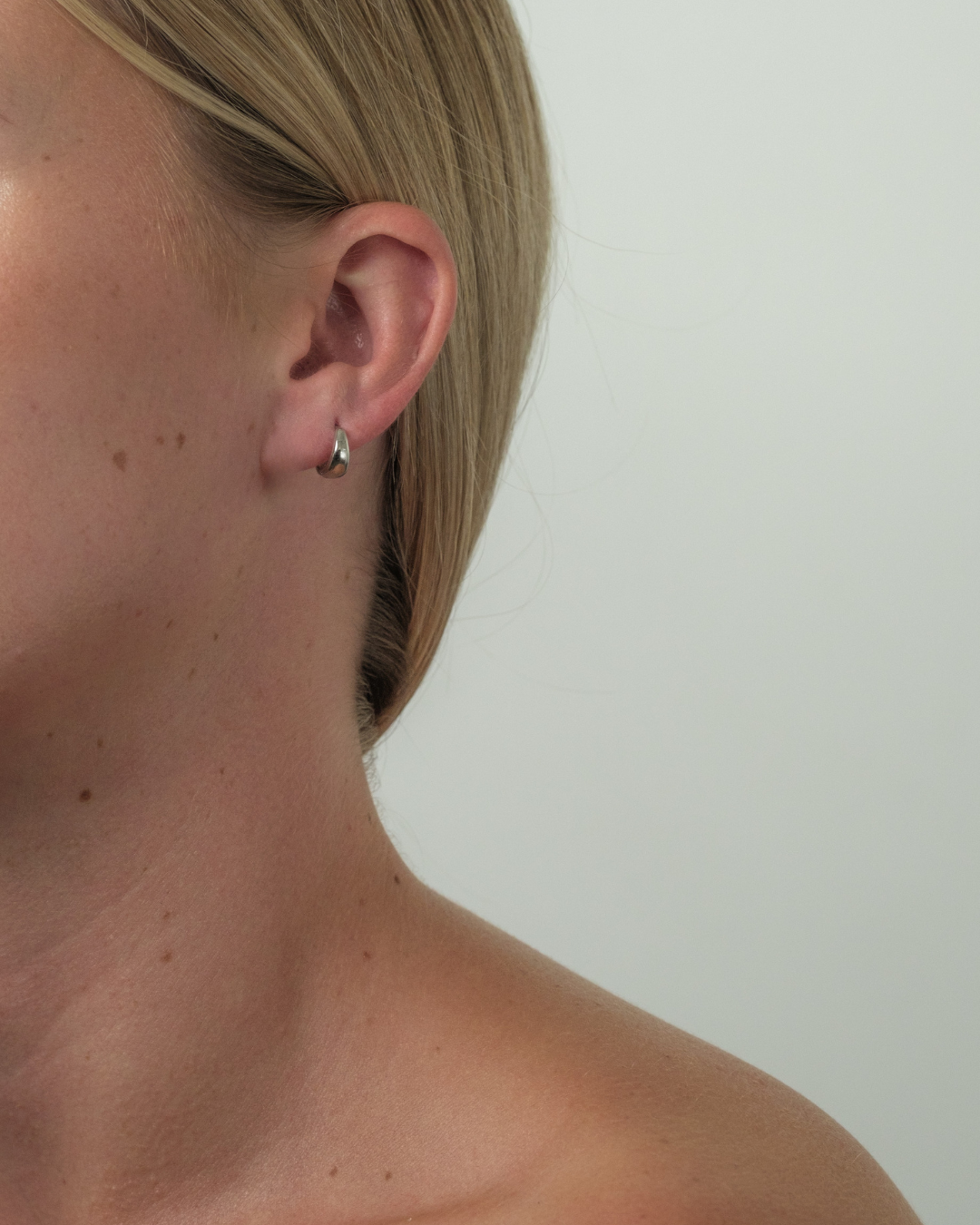 Mini Hoops 8mm Earrings Silver