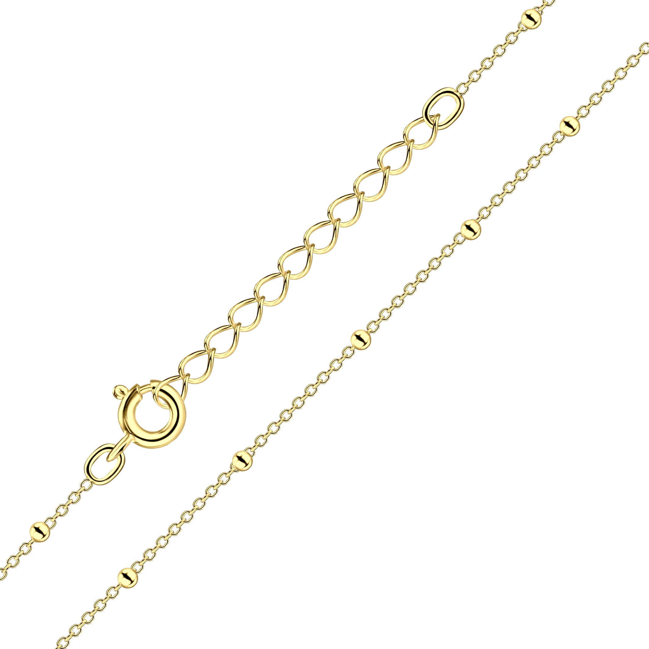 45cm Gold Satellite Chain