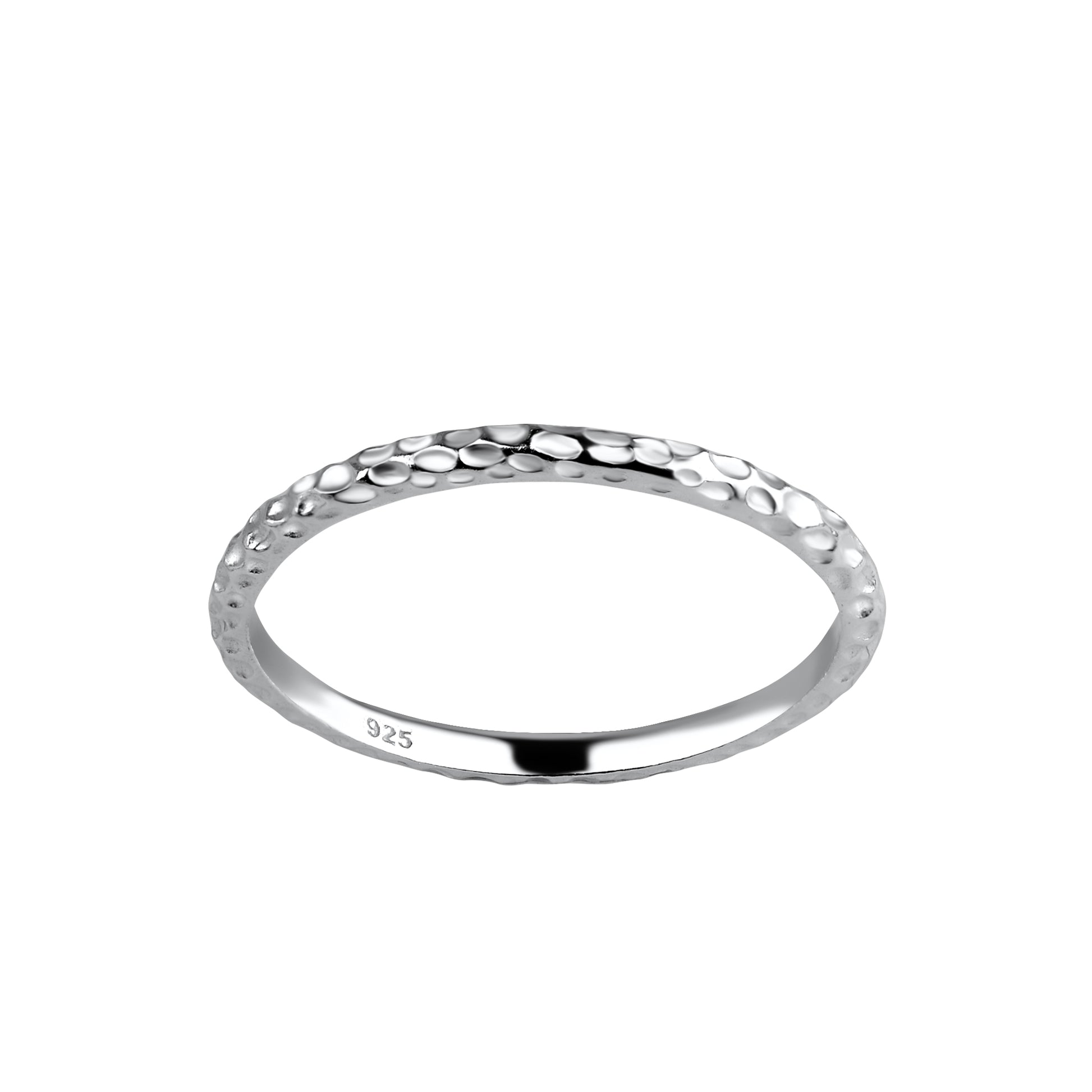 Ripple Hammered Ring