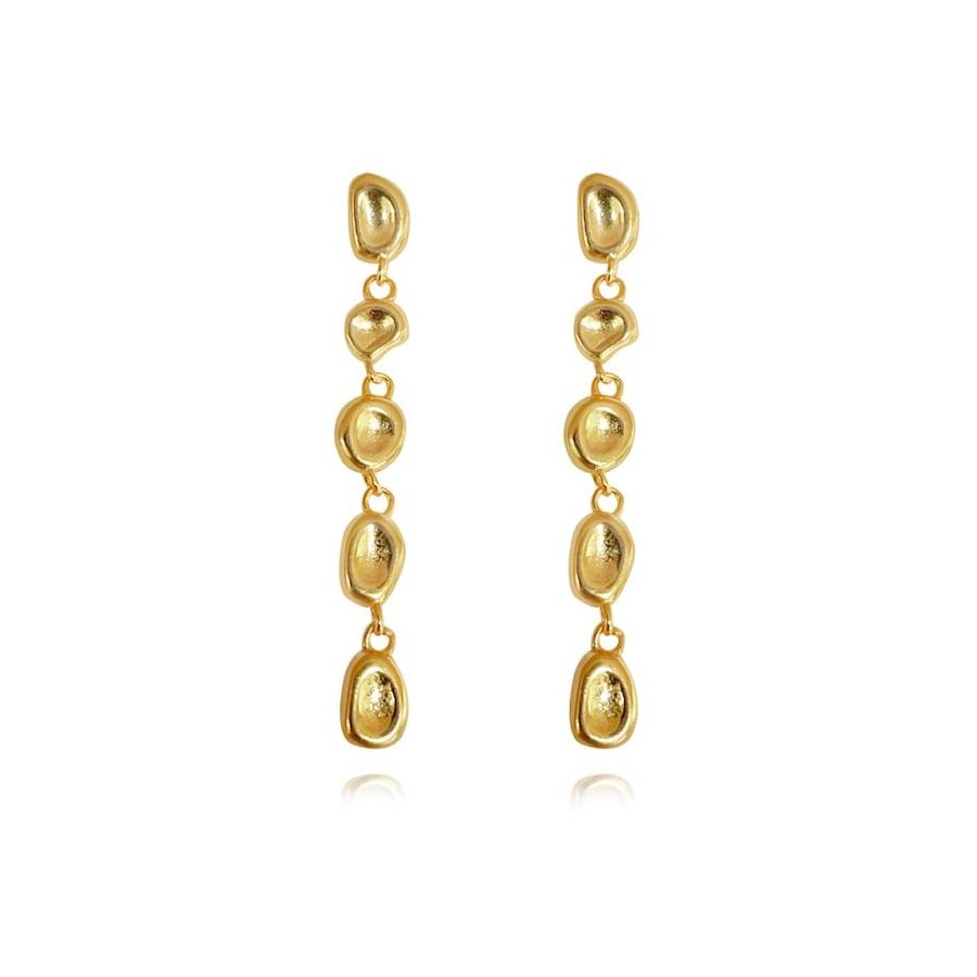 Cala Stud Earrings Gold