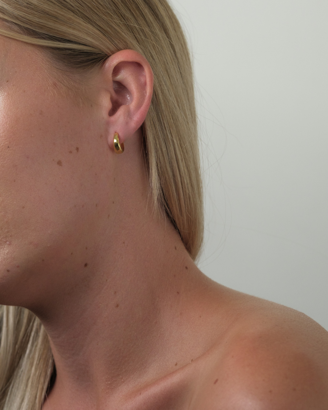 Mini Hoops 10mm Earrings Gold