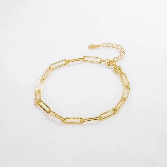 Ripple Link Chain Bracelet