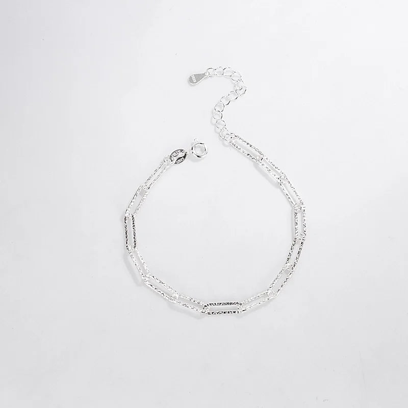 Ripple Link Chain Bracelet