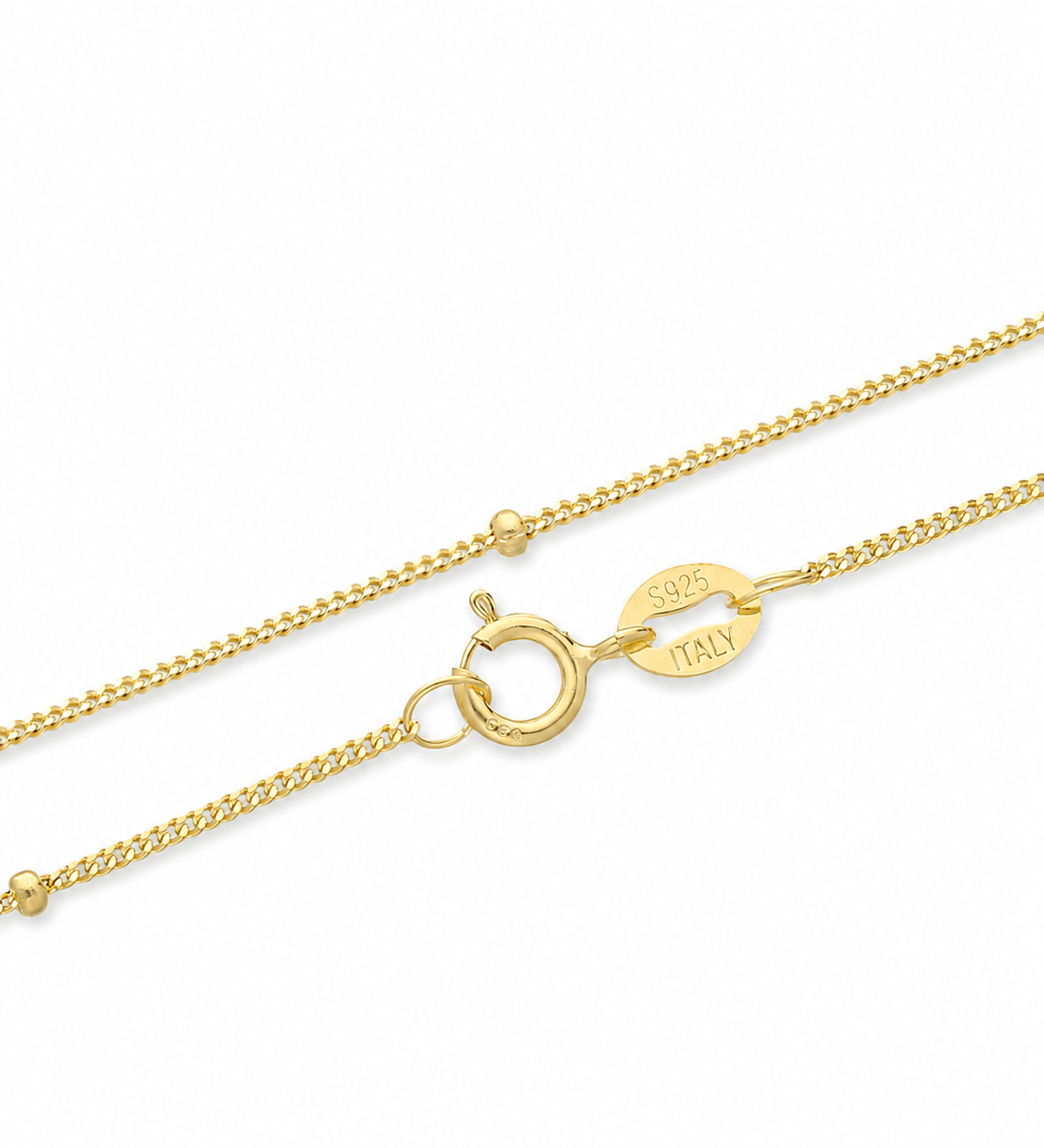 Gold Sand Dollar Necklace - 1 Micron Gold 18K Yellow Gold