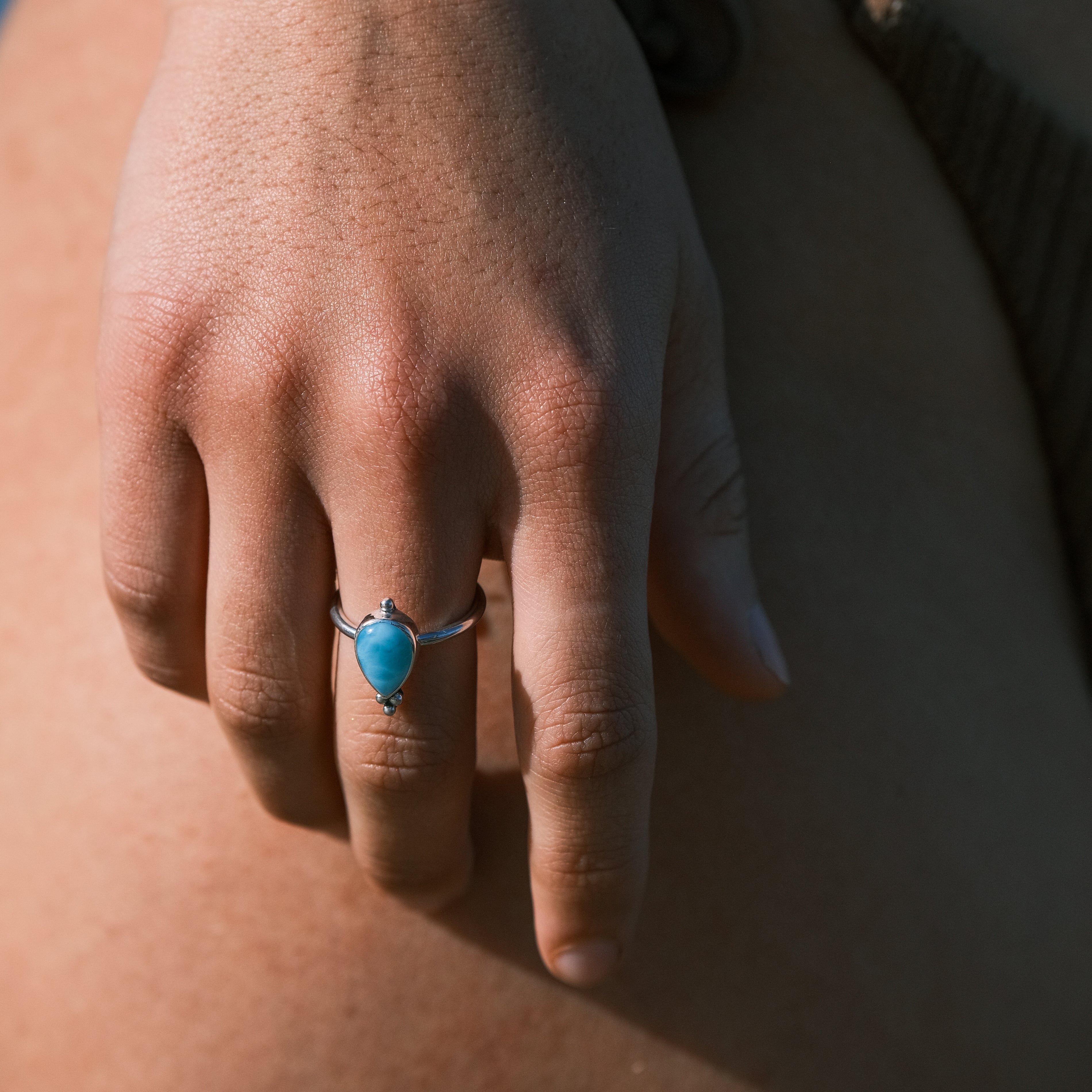 Larimar Ring