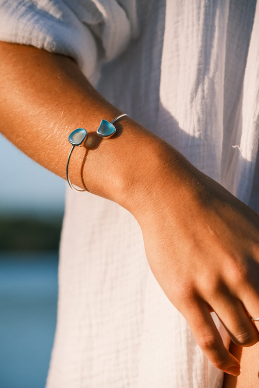 Drift Cuff- Aqua