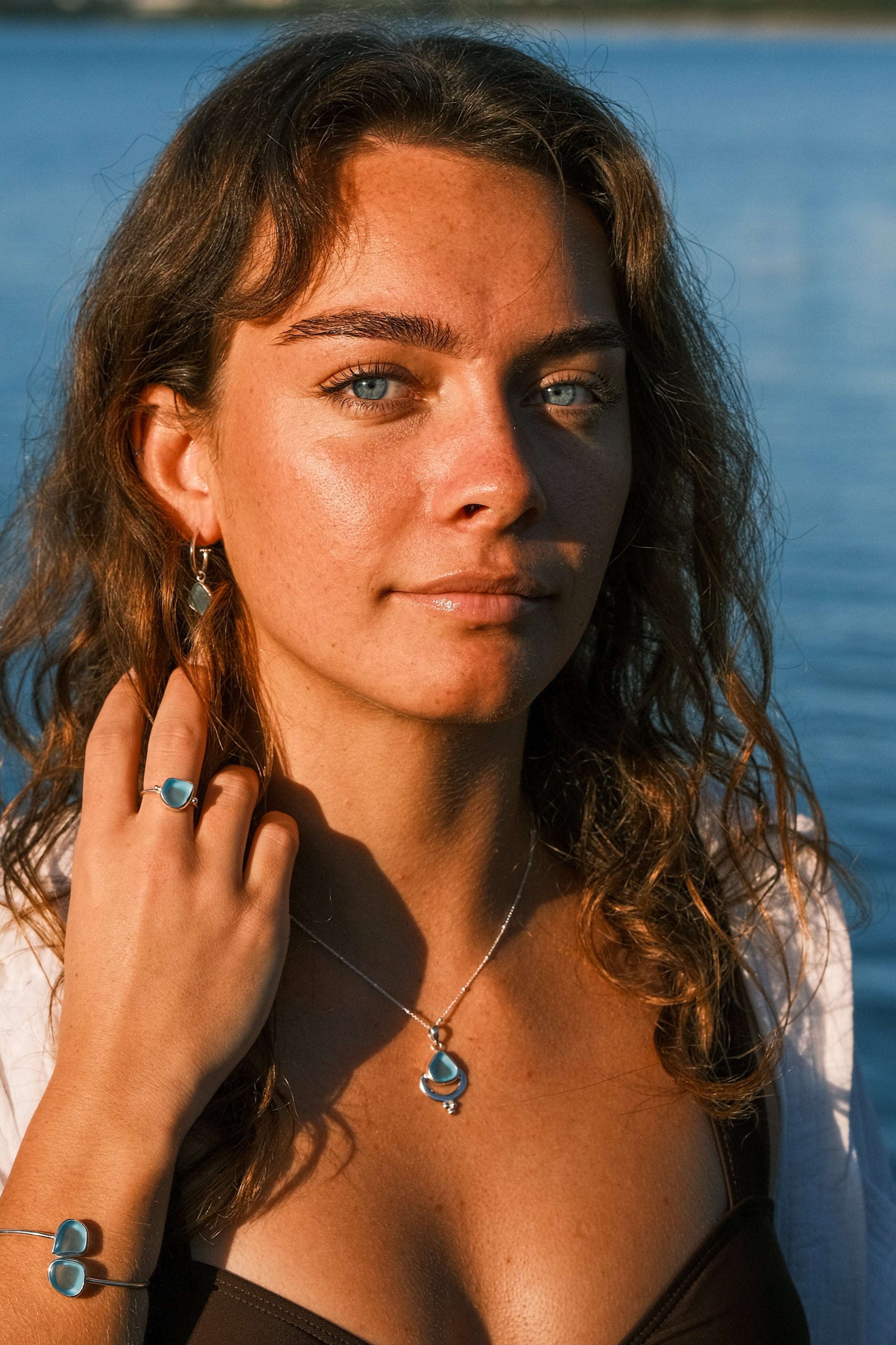 Drift Necklace - Aqua