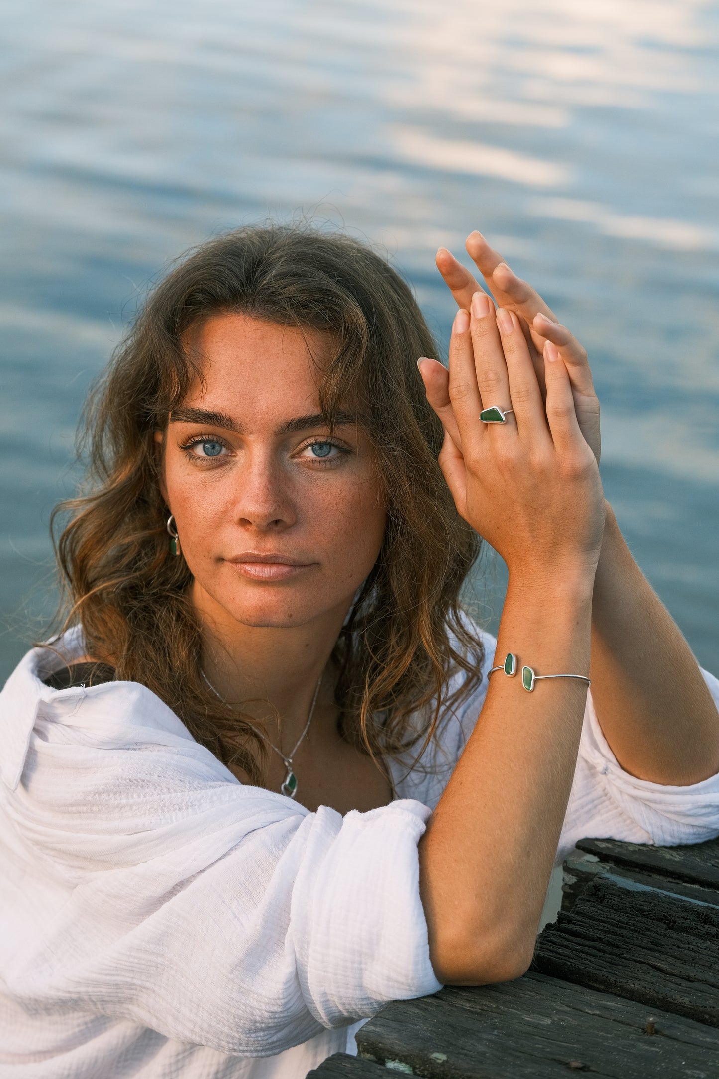Drift Cuff- Emerald