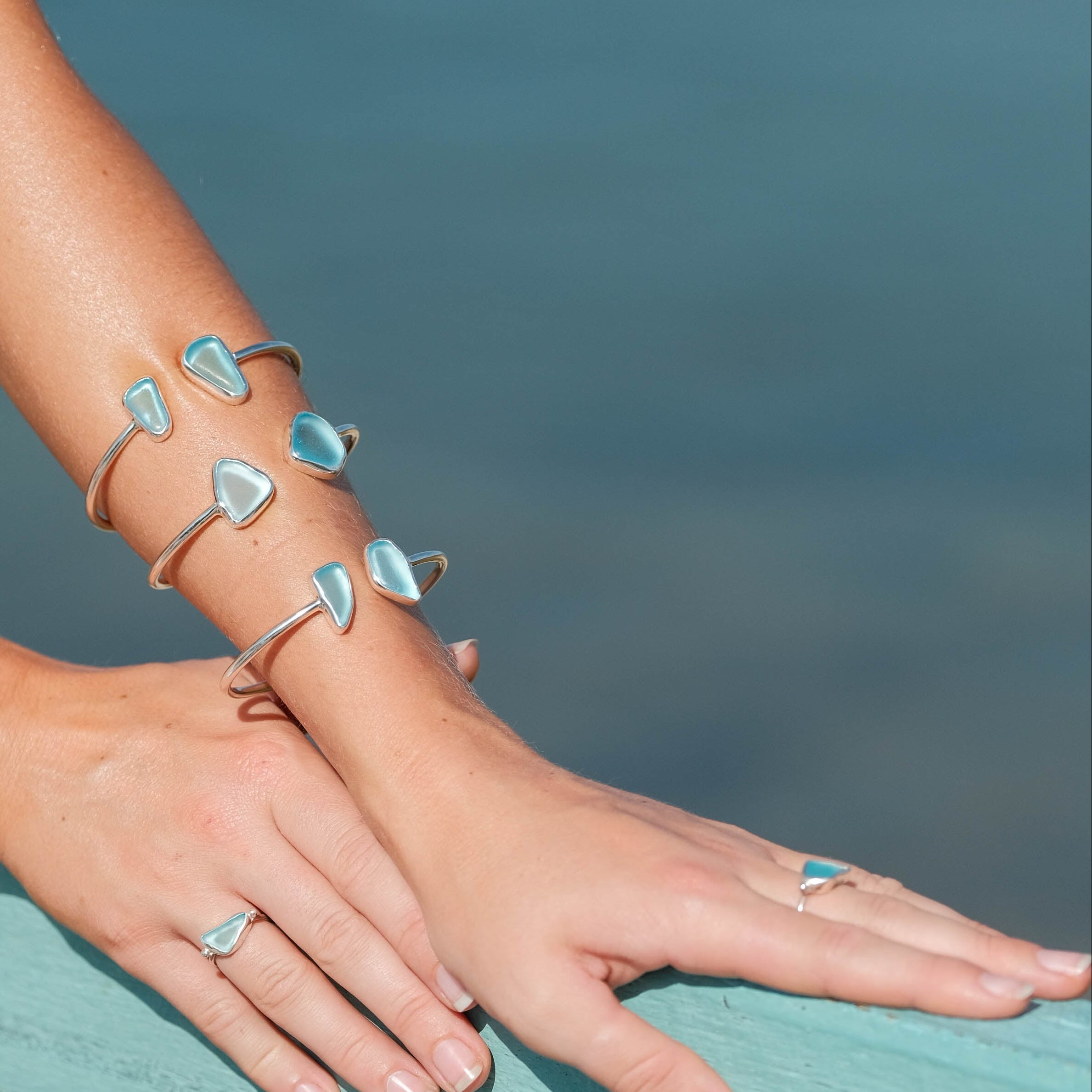 Drift Cuff - Aqua