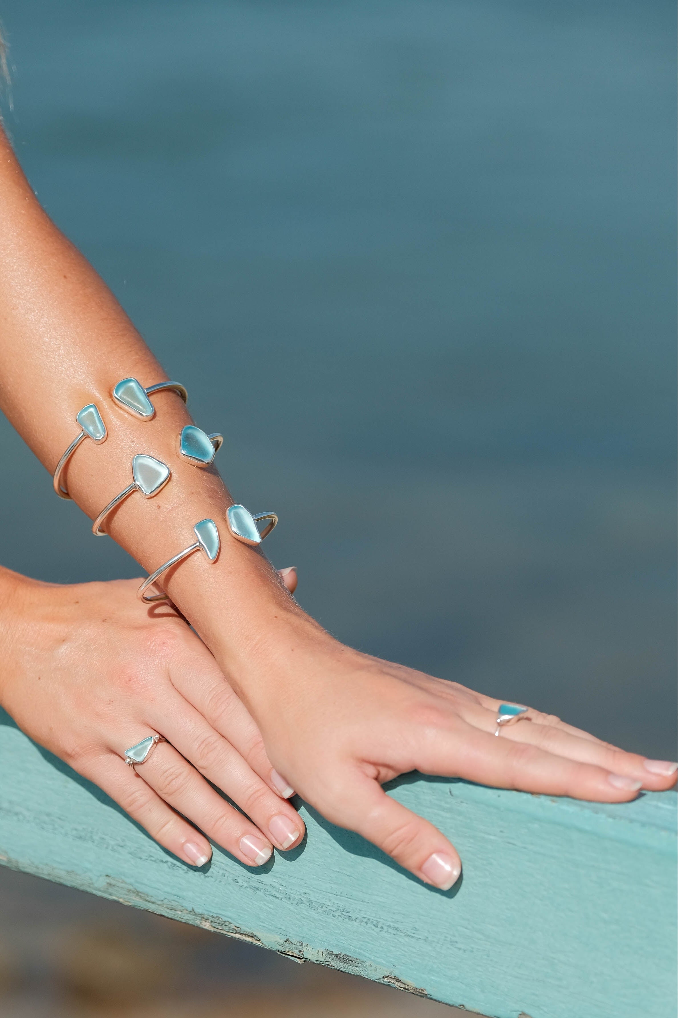 Drift Cuff - Aqua