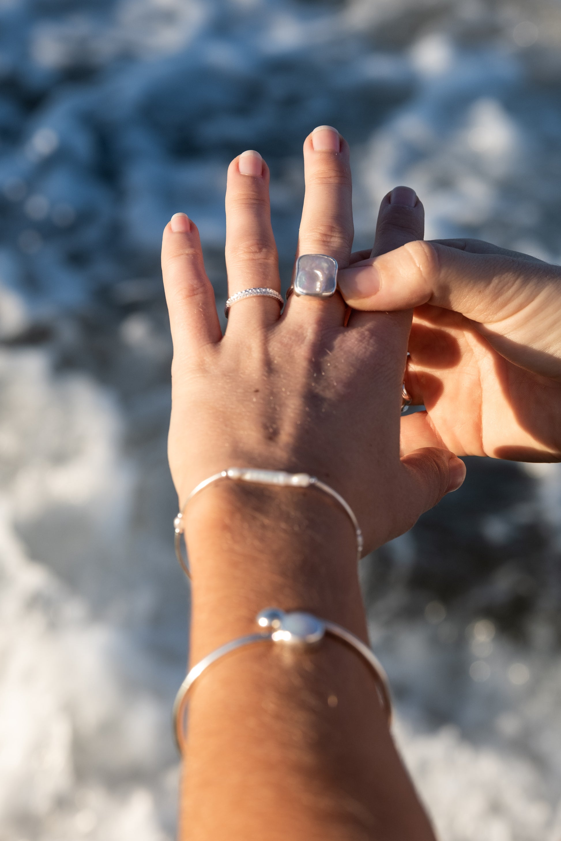 Eden Square Pearl Ring