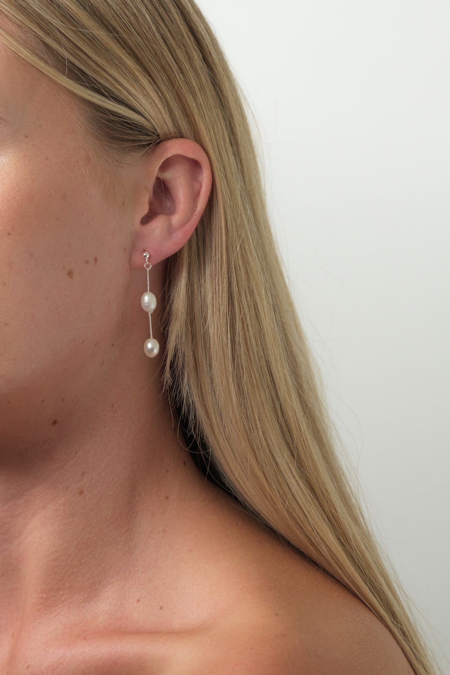 Pearl Drop Studs