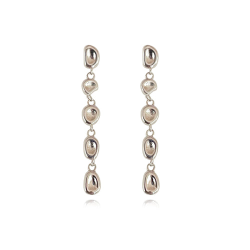 Cala Stud Earrings Silver