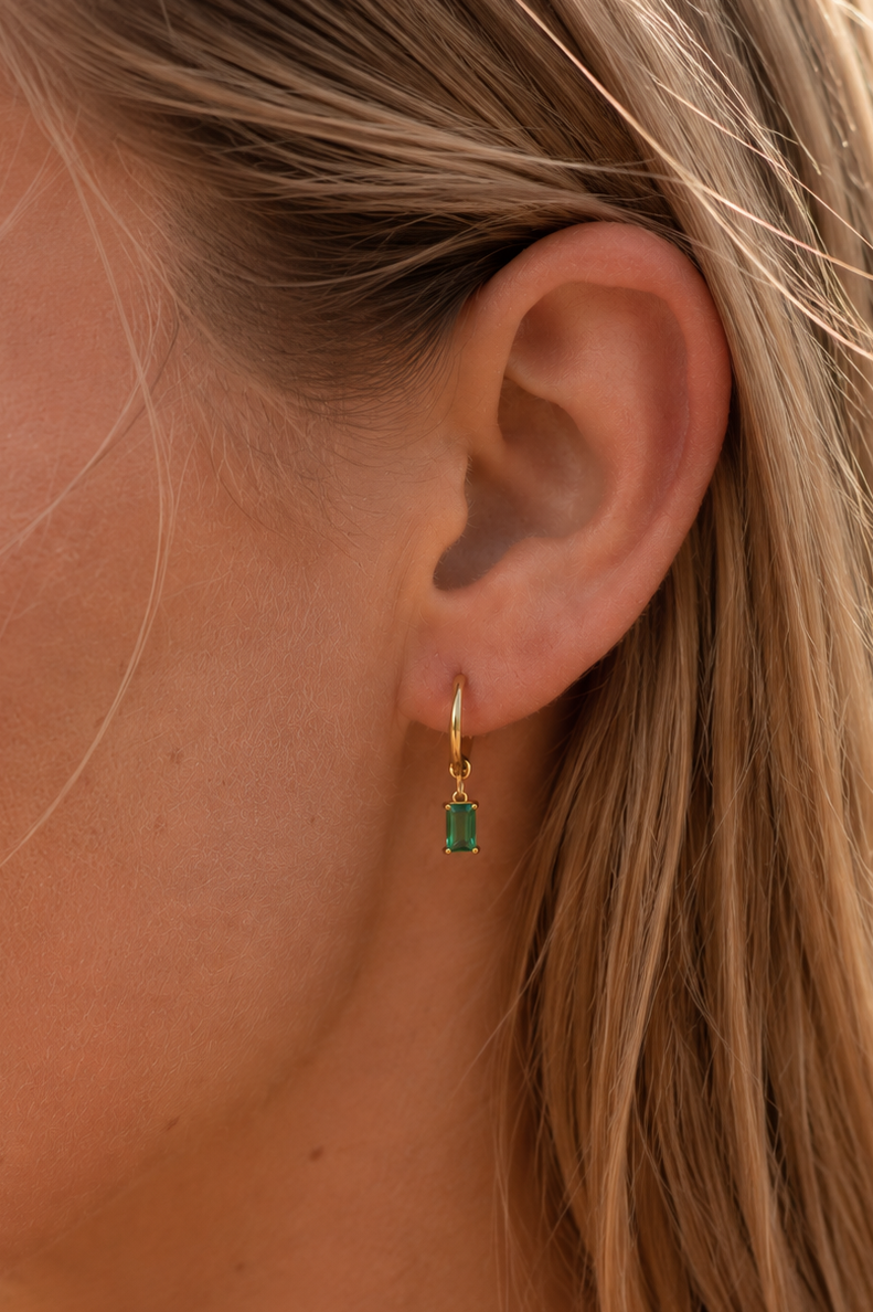Kiah Hoop Earrings Gold