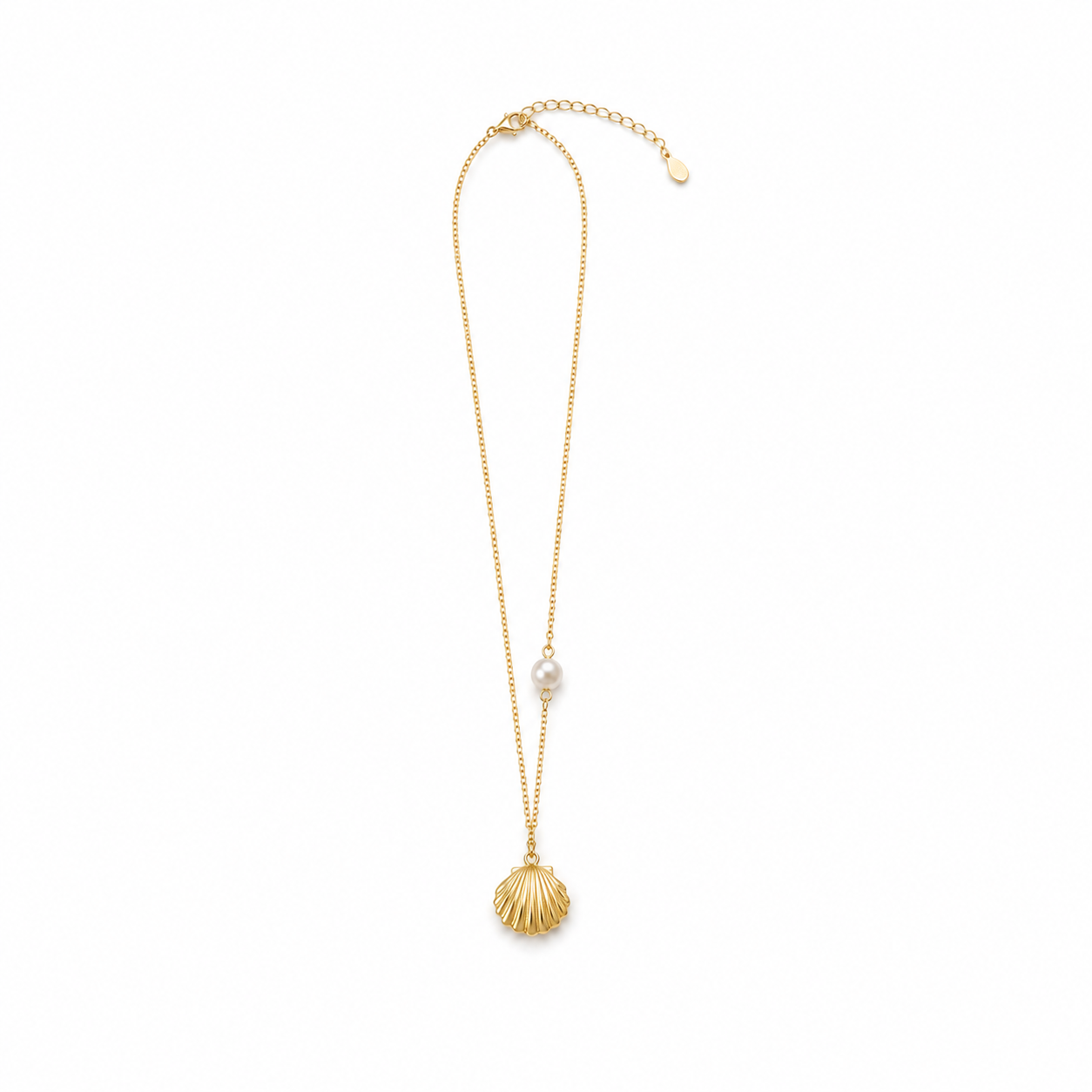 Cove Pearl Necklace Gold