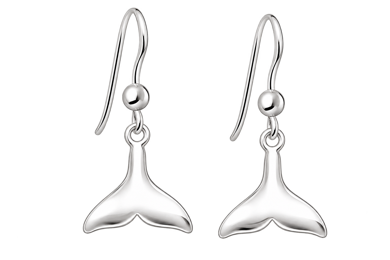 Whale Tail Earrings