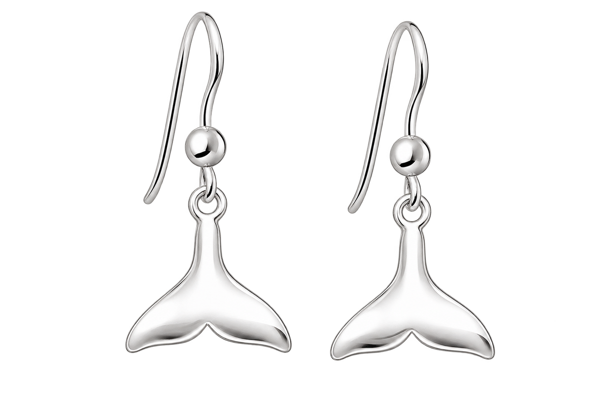 Whale Tail Earrings