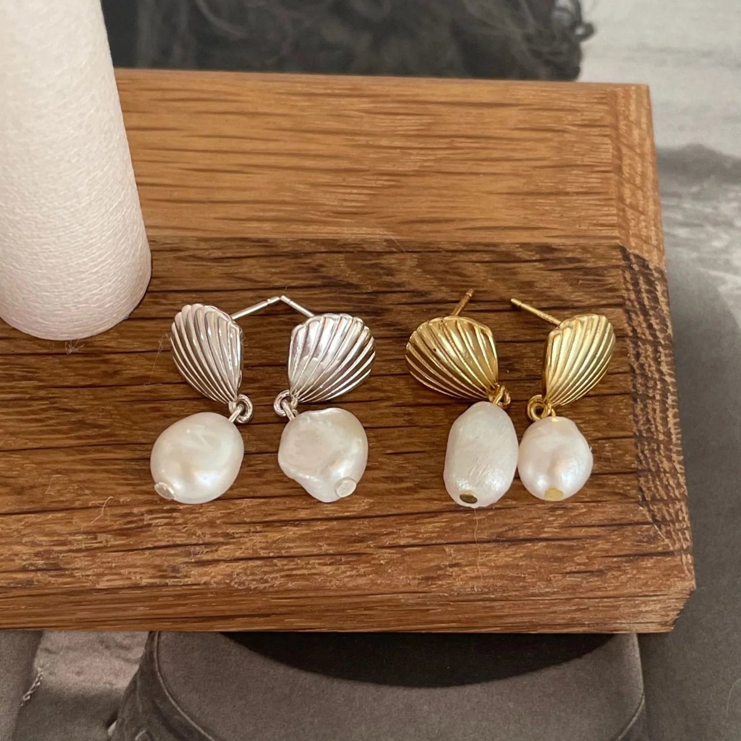 Tidal Pearl Studs
