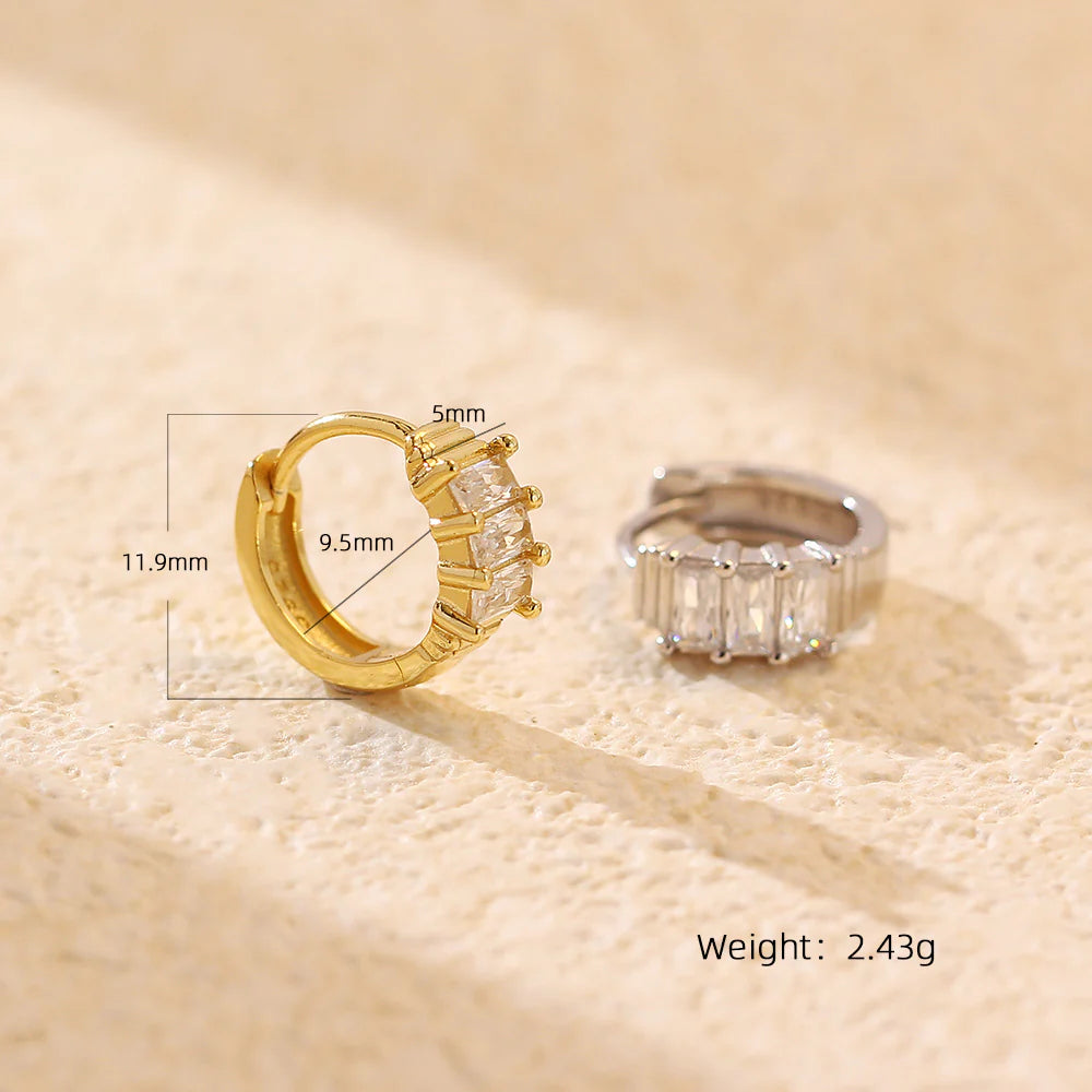 Crystal Tide Hoops